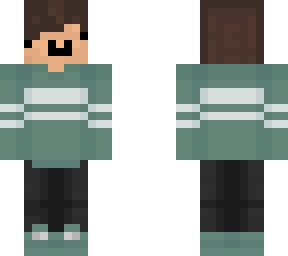 green striped boy with derp face