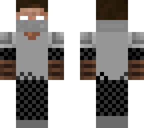 medieval herobrine with armor