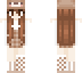 old skin with a small hidden bear face