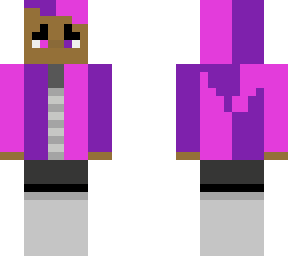 pink&purple headphone girl