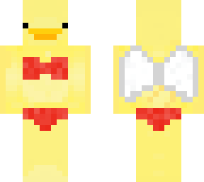 red bikini duck