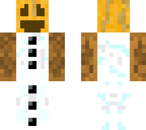snow golem *with pumpkin*