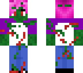 zombie pink haired boy