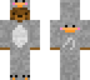 bear in goose costume