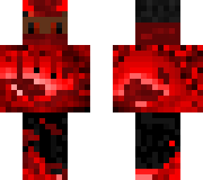 black demon boy in a red hoodie