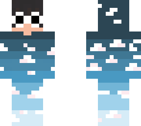 blue cloud onsie