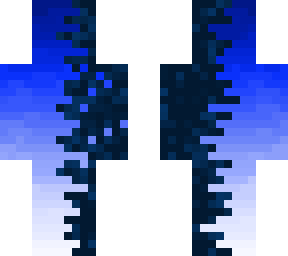blue fade with corrupted