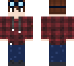 boy in plaid