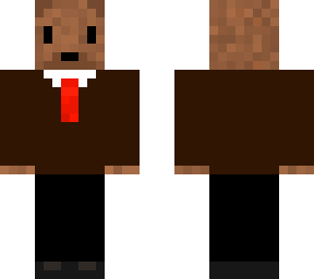 brown mutt in a tuxedo