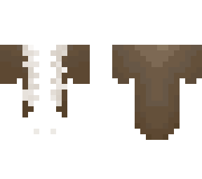 brown pimp coat with white fur