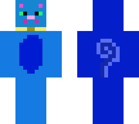 de blue kitty man!