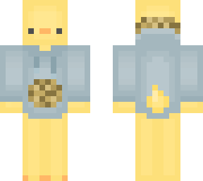 duck in cookie hoodie
