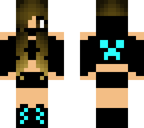 girl with hoodie & headphones (sry, took sumeone else skin & add headphones