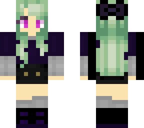 green hair