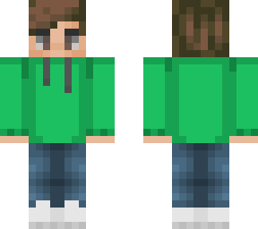 green hoodie boy | Minecraft Skin