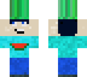 guy with a melon on his head
