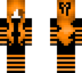 orange female puppet