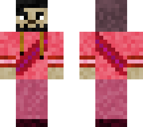 pink hoodie man