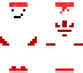 red and white ninja
