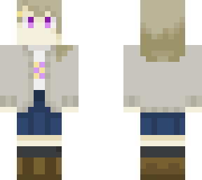simple ash brown haired girl
