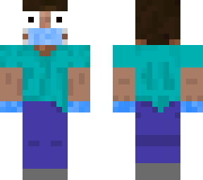 steve with a face mask