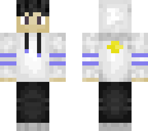 white hoodie