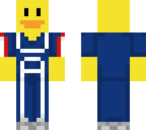 a duck in u.a. training uniform
