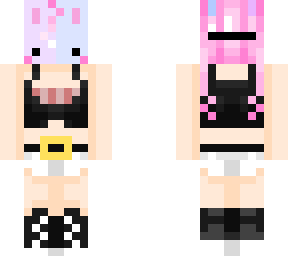 bunny mask with pigtails