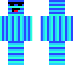 cool blue bandaged guy