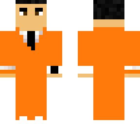 cool orange suit for minecraft parties  also kwebbelkop fans