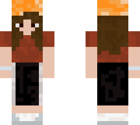 cute bucket hat girl skin orange black maroon tomboy trendy