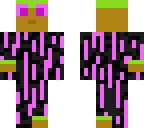enderman grass block head