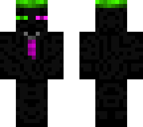 enderman with a tie