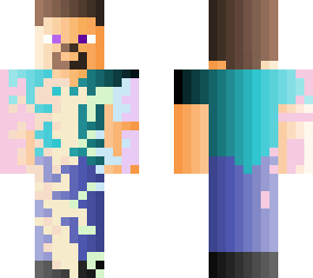 fading rainbow steve