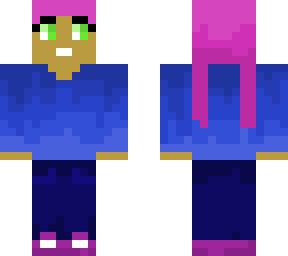 girl with hot pink hair (original)