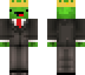 king turtle with red tie