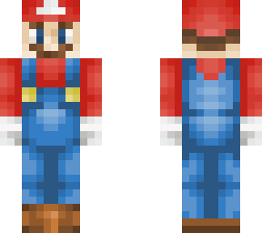 Mario Minecraft Skin