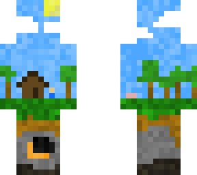 minecraft  in a skin