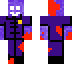 purple man bloody