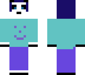 purple panda person