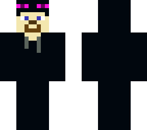 steve dressed as an enderman