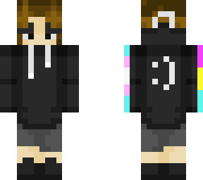 trans and pan hoodie girl