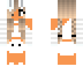 white bunny girl