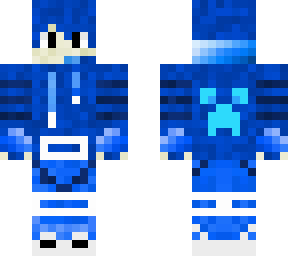 wow he put to much blue on fixed the hair gamer boy