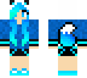 wow he put to much blue on girl friend :)