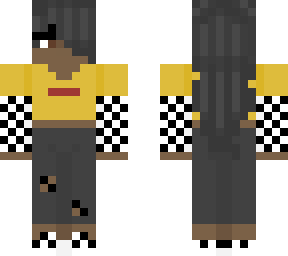 yellow checkered crop top