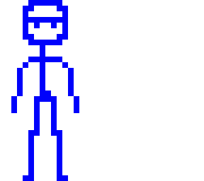 blue dude