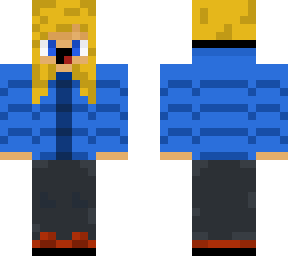 blue jacket
