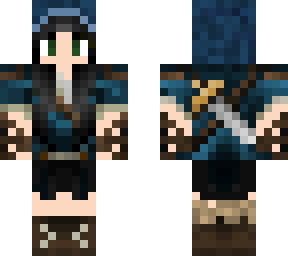 blue sword