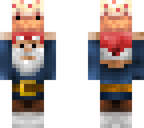 gnome holding cake
